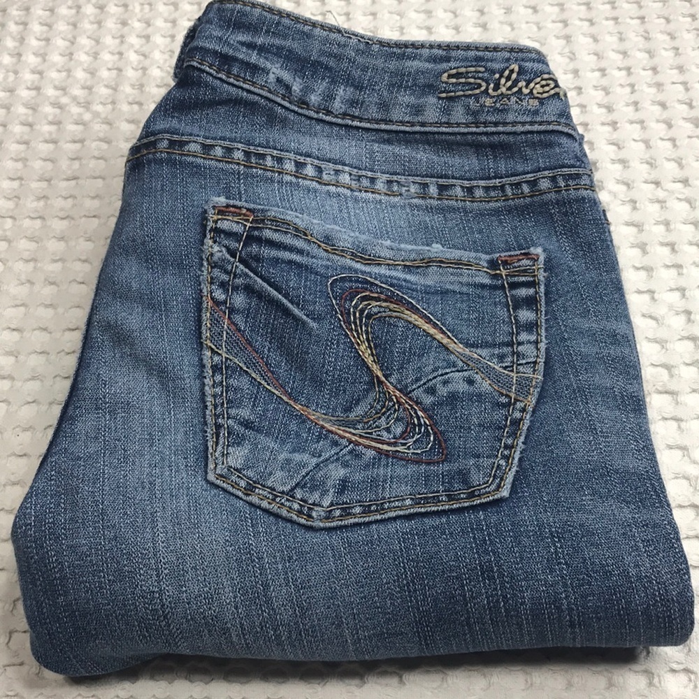 Silver Jeans Aiko Women Size 26 Slim Fit Five Pocket Medium Wash
